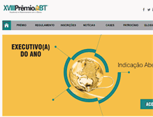 Tablet Screenshot of premioabt.com.br